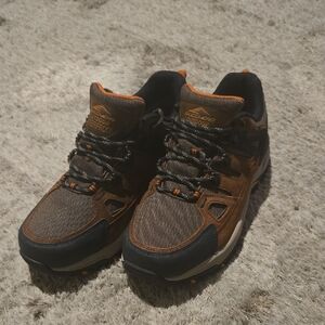 Skechers Men's Brown and Black Athletic Sneakers